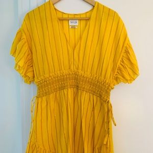 Yellow & Gold Sailor Dress
